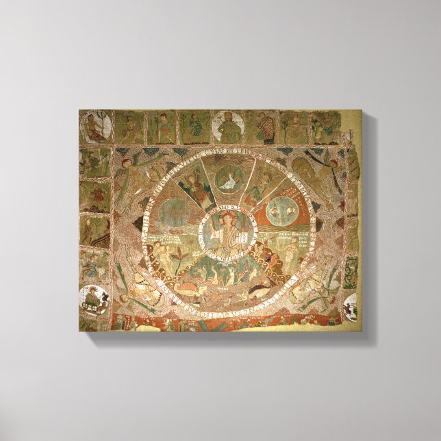 Die Schaffung Leinwanddruck (Vorderseite)