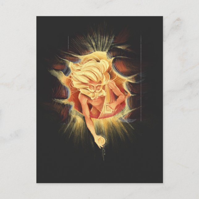 Die Schaffung Postkarte (Vorderseite)