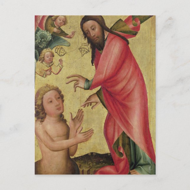 Die Schaffung von Adam Postkarte (Vorderseite)