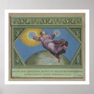 Die Schaffung von Licht, Illustration aus der Raph Poster