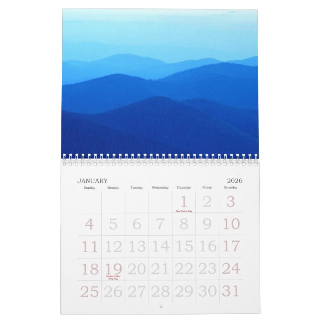 Die Schaffungs-Kalender des Gottes Kalender (Jan 2026)