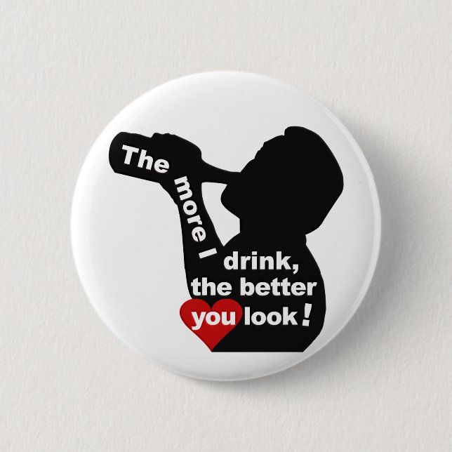 Die Schaltfläche "Mehr trinken" Button (Vorderseite)