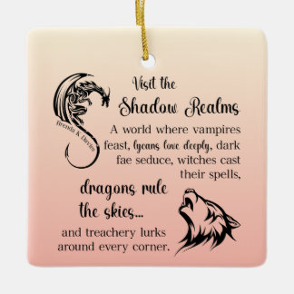 Die Schattenrealms Brenda K Davies Keramik Ornamen Keramikornament