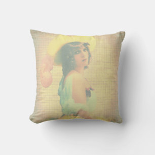 Die schattige Lady Kissen
