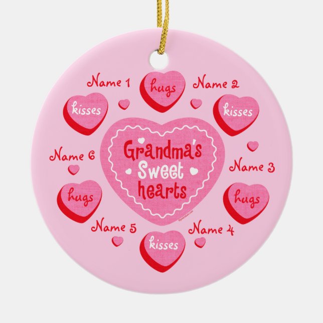 Die Schatz-personalisierte Verzierung der Keramik Ornament (Vorne)