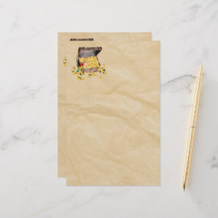 Die Schatztruhe der Piraten auf dem Papier