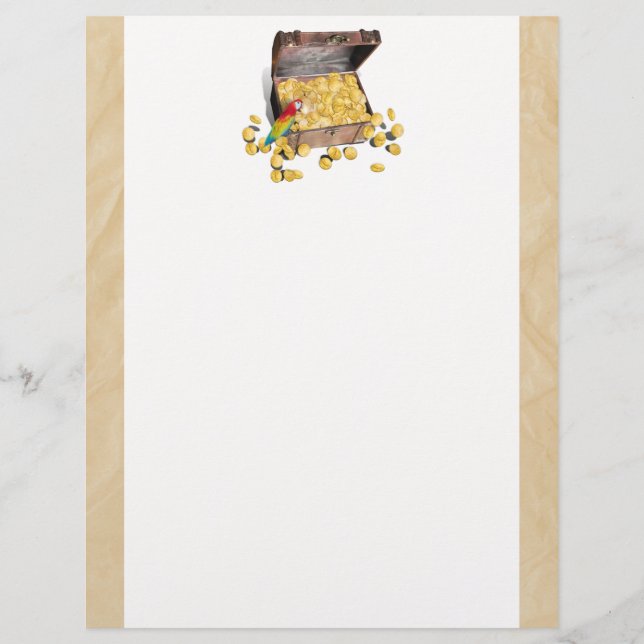 Die Schatztruhe der Piraten auf dem Papier (Vorderseite)