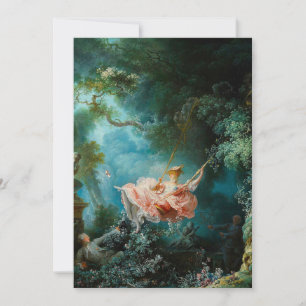 Die Schaukel Fragonard Karte