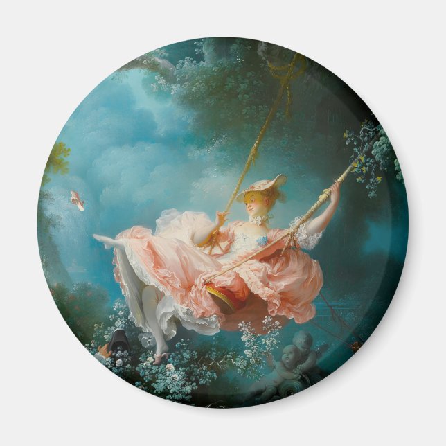 Die Schaukel Fragonard Magnet (Vorne)