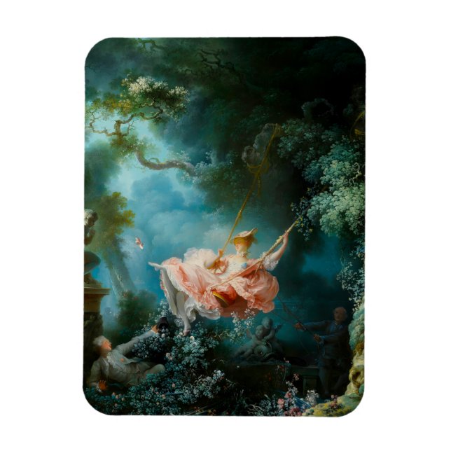 Die Schaukel Fragonard Magnet (Vertikal)