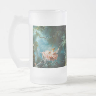 Die Schaukel Fragonard Mattglas Bierglas