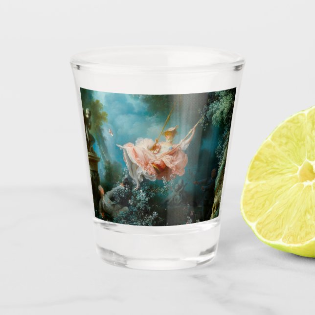 Die Schaukel Fragonard Schnapsglas (Vorderseite)