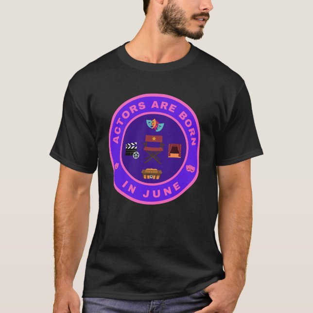 Die Schauspieler sind im Juni-Alternativentwurf ge T-Shirt (Vorderseite)