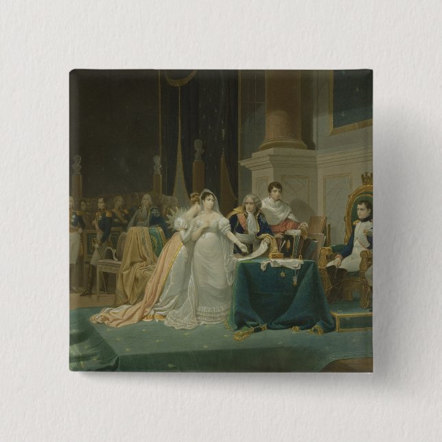 Die Scheidung der Kaiserin Josephine (1763-1814) 1 Button (Vorderseite)