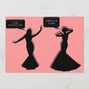 Die Scheidung ist das letzte Party der gewöhnliche Einladung