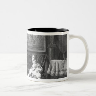 Die Scheidung von Napoleon I Zweifarbige Tasse