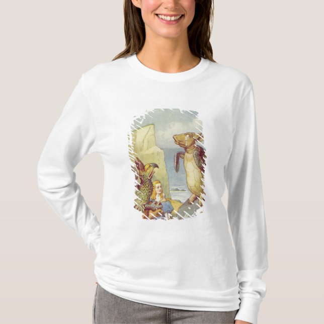 Die Scheinschildkröte und das Gryphon T-Shirt (Vorderseite)