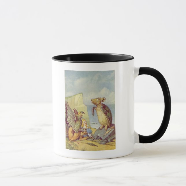 Die Scheinschildkröte und das Gryphon Tasse (Rechts)