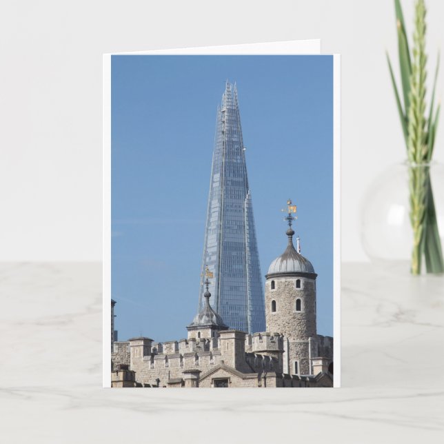 Die Scherbe und der Tower von London Karte (Vorderseite)