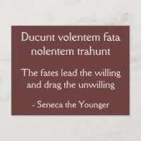 Die Schicksale führen die Willigen - Zitat von Sen