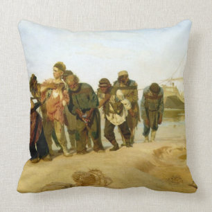 Die Schiffer auf dem Volga, 1870-73 Kissen