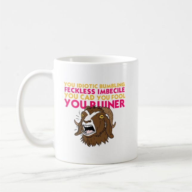 Die Schimpftirade des Prepotente | Dungeon Crawler Kaffeetasse (Links)