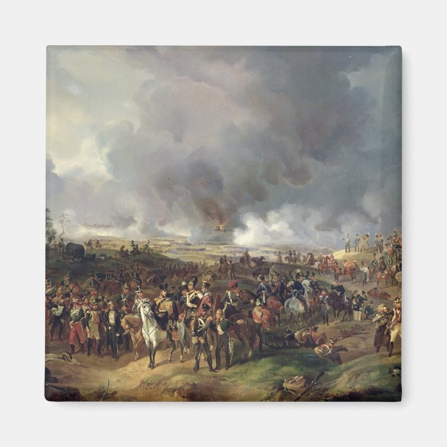 Die Schlacht der Nationen von Leipzig, 1813 Magnet (Vorne)