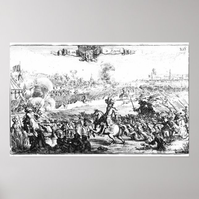 Die Schlacht um Boyne, 1. Juli 1690 Poster (Vorne)