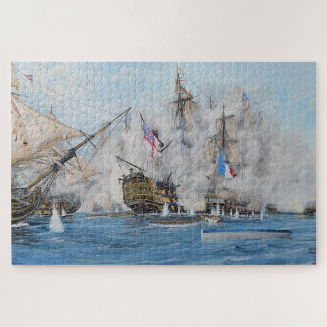 Die Schlacht um das Trafalgar-Puzzle (Horizontal)