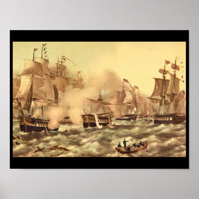 Die Schlacht um den Erie-See, Commodore_Gravings Poster (Vorne)