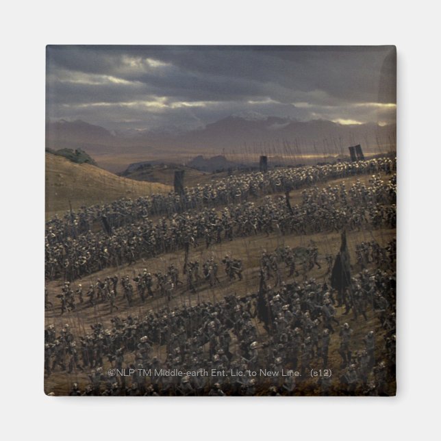 Die Schlacht um den Pelennor Fields Magnet (Vorne)