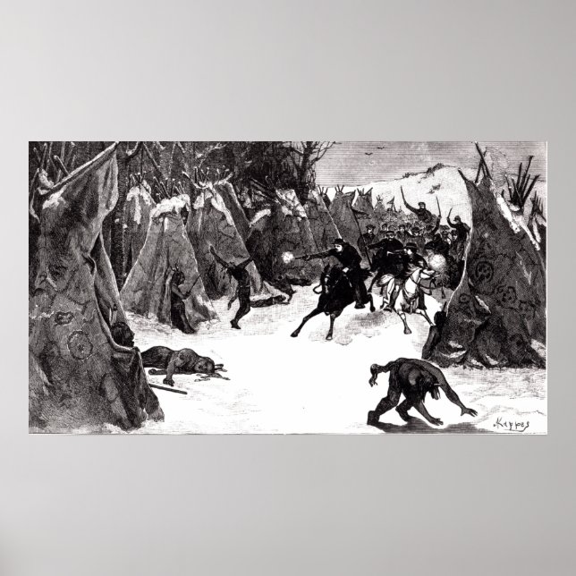 Die Schlacht um die Washita Poster (Vorne)