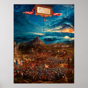 Die Schlacht von Alexander bei Issus (1529) Poster