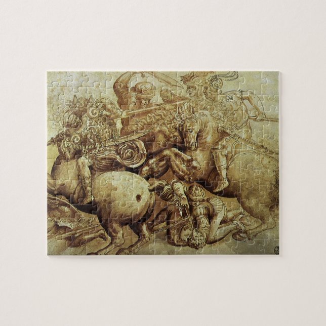 Die Schlacht von Anghiari durch Leonardo da Vinci (Horizontal)