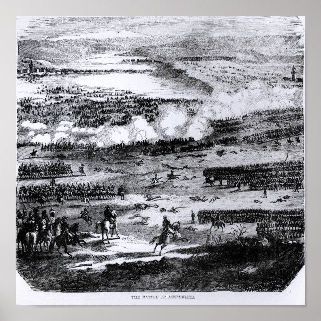 Die Schlacht von Austerlitz am 2. Dezember 1805 Poster (Vorne)