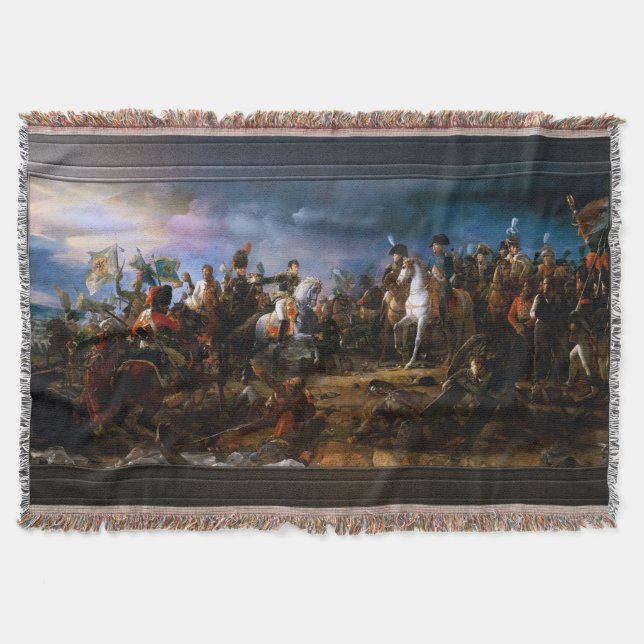 Die Schlacht von Austerlitz durch François Throw B Decke (Vorderseite)