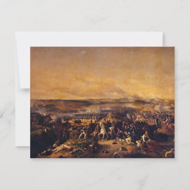 Die Schlacht von Borodino von Hess Peter von Einladung (Vorderseite)
