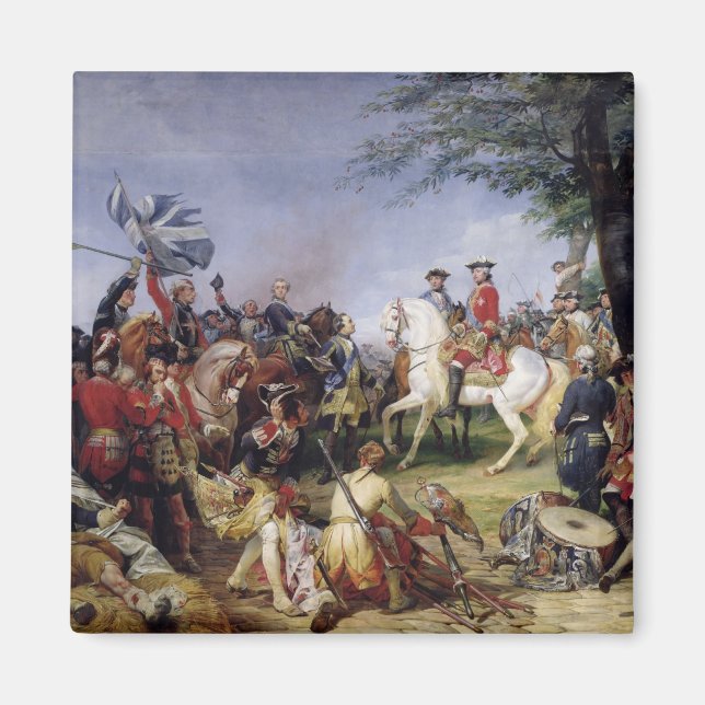 Die Schlacht von Fontenoy am 11. Mai 1745, 1828 Magnet (Vorne)