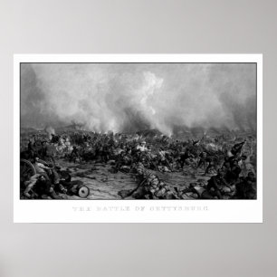 Die Schlacht von Gettysburg Poster