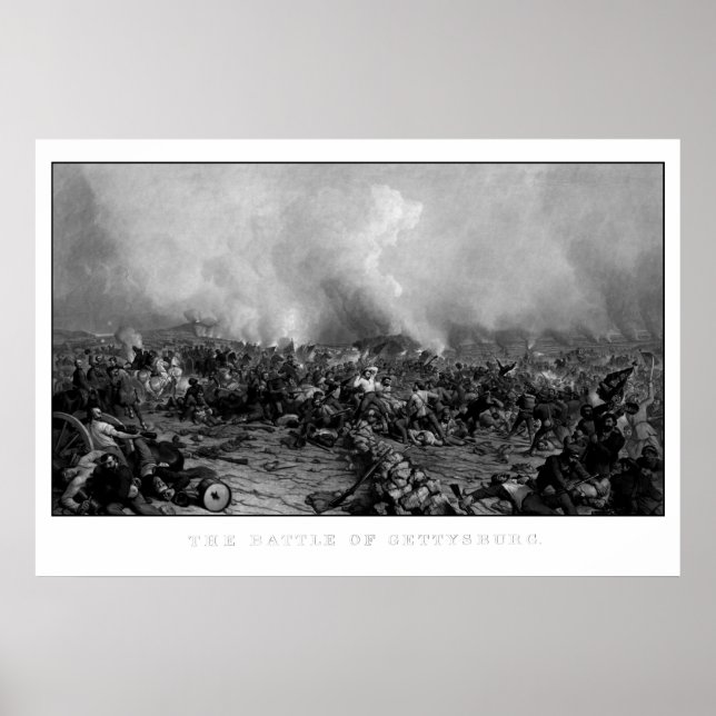 Die Schlacht von Gettysburg Poster (Vorne)