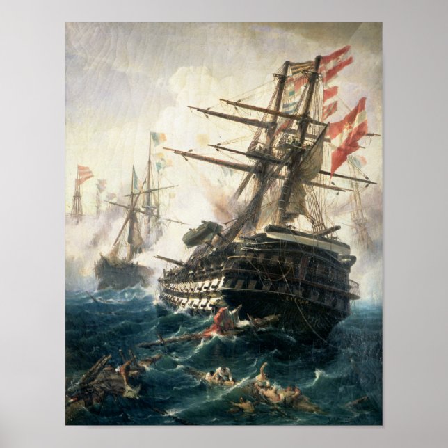 Die Schlacht von Lissa Poster (Vorne)