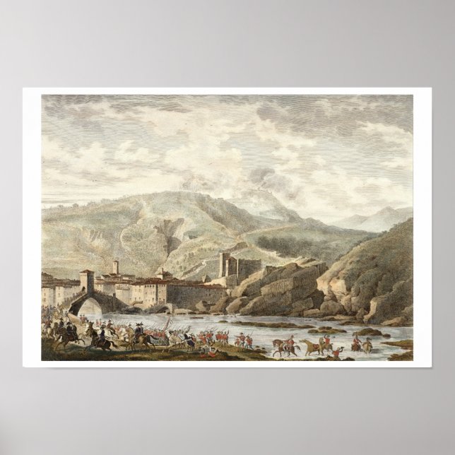 Die Schlacht von Millesimo, 25 Germinal, Jahr 4 (A Poster (Vorne)