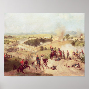 Die Schlacht von Molino del Rey am 8. September 18 Poster