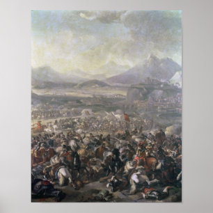 Die Schlacht von Montjuic am 16. Januar 1641 Poster