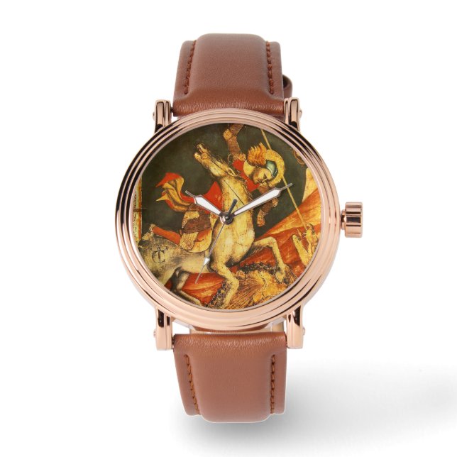 Die Schlacht von Saint George mit dem Drachen Armbanduhr (Vorderseite)