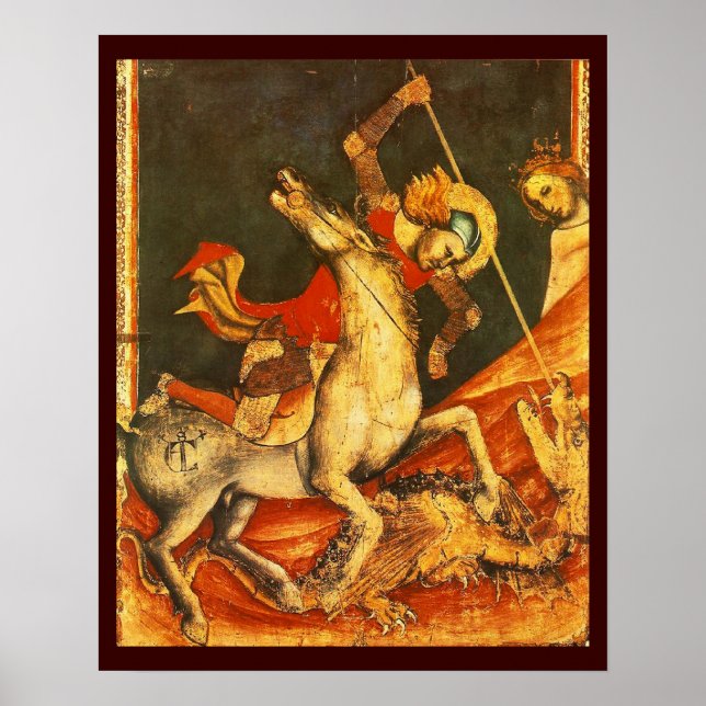 Die Schlacht von Saint George mit dem Drachen Poster (Vorne)