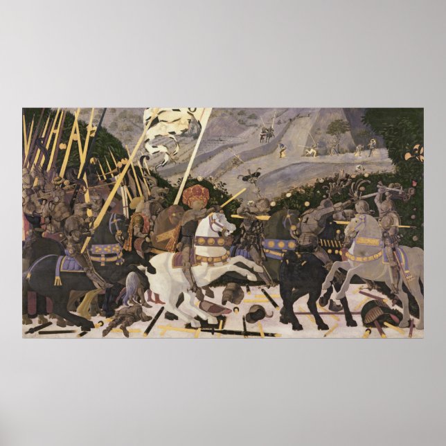 Die Schlacht von San Romano, c.1438-40 Poster (Vorne)