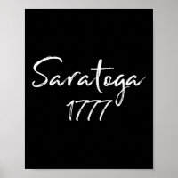 Die Schlacht von Saratoga 1777 im revolutionären K