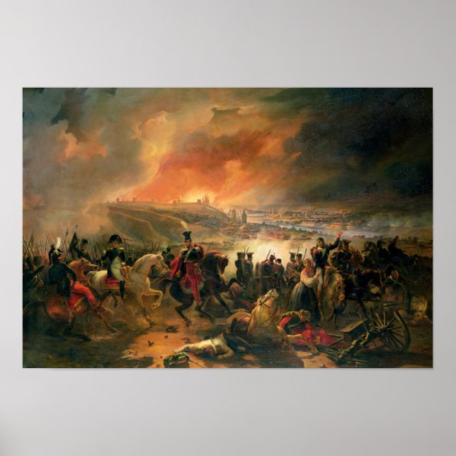Die Schlacht von Smolensk, 17. August 1812, 1839 Poster (Vorne)