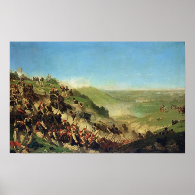 Die Schlacht von Solferino am 24. Juni 1859 Poster (Vorne)